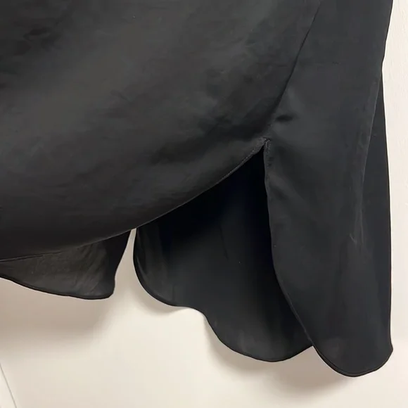 Carven Black Cotton Blend Dress M - Picture 6 of 6